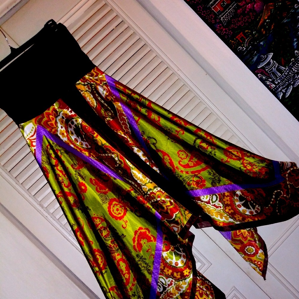 Talent Scarf Halter dress.